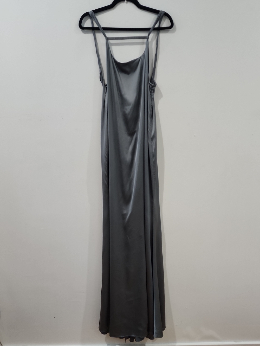 Jacquemus La Robe Mentalo Satin-Twill Long Dress (SZ 42) - Picture 3 of 16